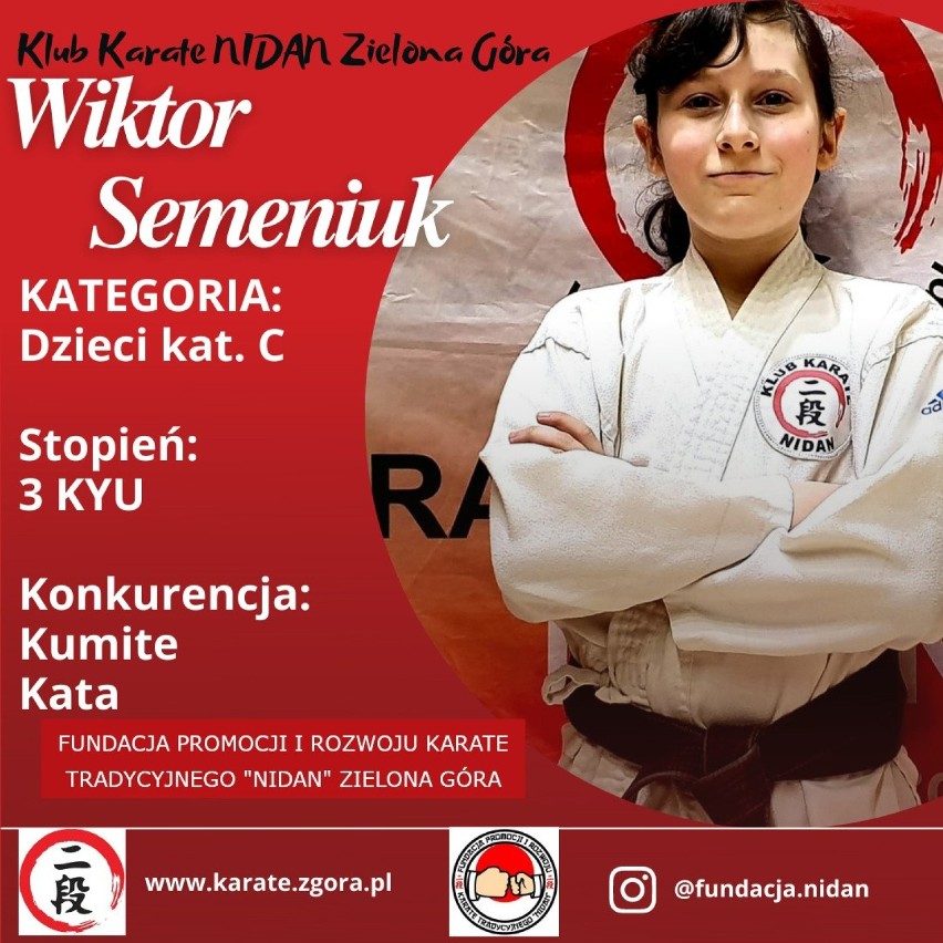 24 sportowców Klubu Karate NIDAN Zielona Góra weźmie udział...