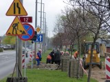 Remont ulicy Estkowskiego w Lesznie: Likwidują przejście przy Dekana [ZDJĘCIA]