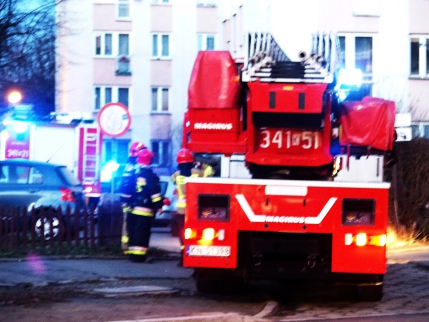 Nowy Sącz. Alarm pożarowy w bloku na osiedlu Barskie