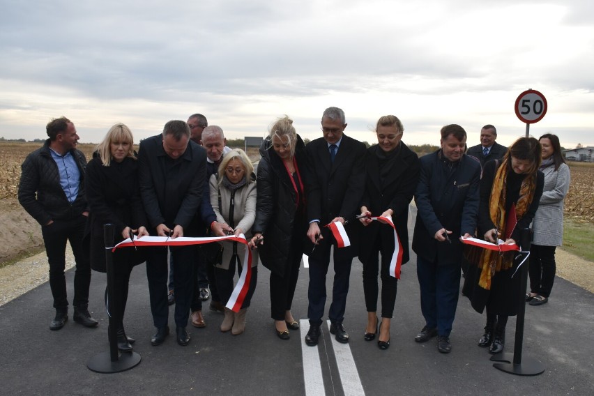 Uroczystość otwarcia ulicy Przemysłowej w Pleszewie - 21 października 2022 roku