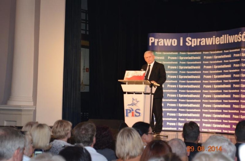 Jarosław Kaczyński w Mikołowie