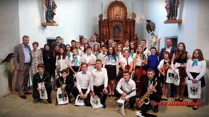 Oleśniccy uczniowie z muzyczną wizytą w Chrudimiu