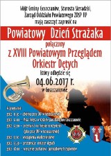 Powiatowy Dzień Strażaka w Goszczanowie połączony z przeglądem orkiestr dętych - niedziela 4 czerwca