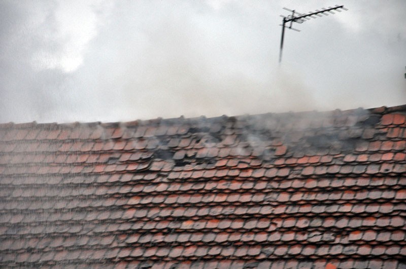 Międzychód - Pożar kamienicy w centrum