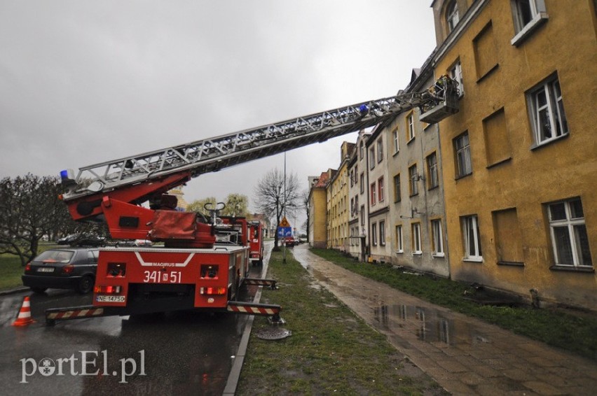 Pożar w Elblągu. Ewakuowano sześć osó