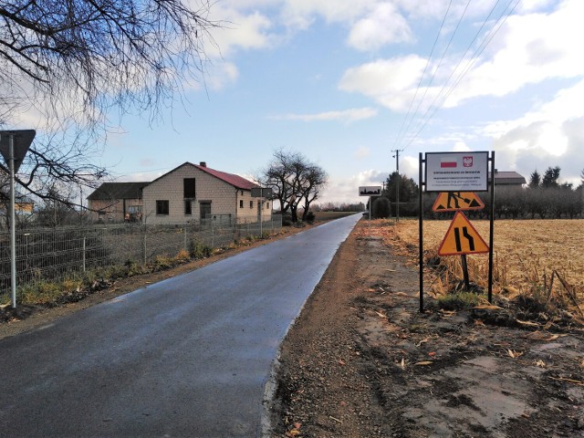 Wyremontowana ulica w Wielączy Kolonii