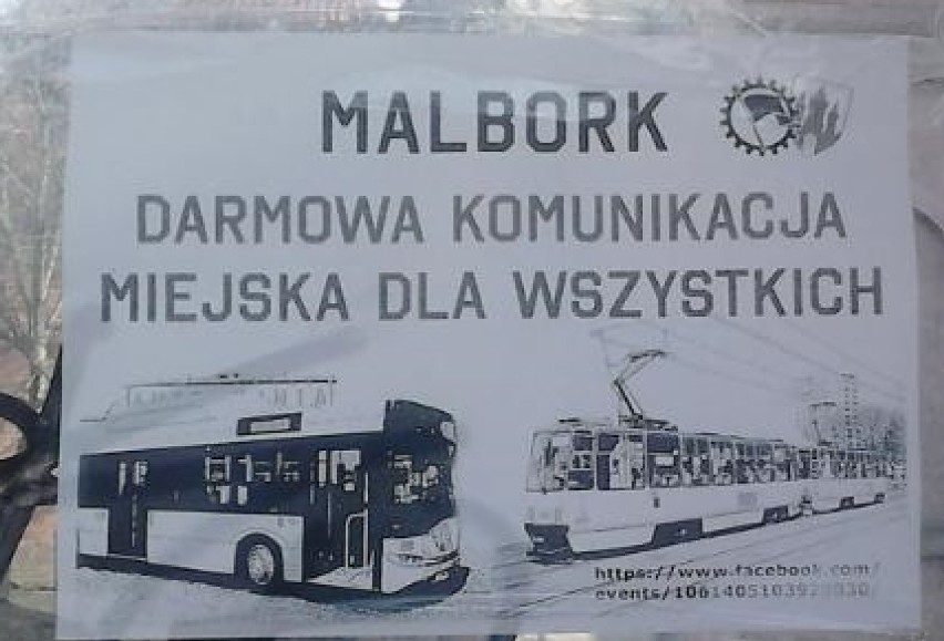 Narodowcy z Malborka chcą bezpłatnej komunikacji miejskiej