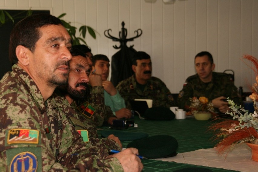 Afgańscy dowódcy ANA w Polsce