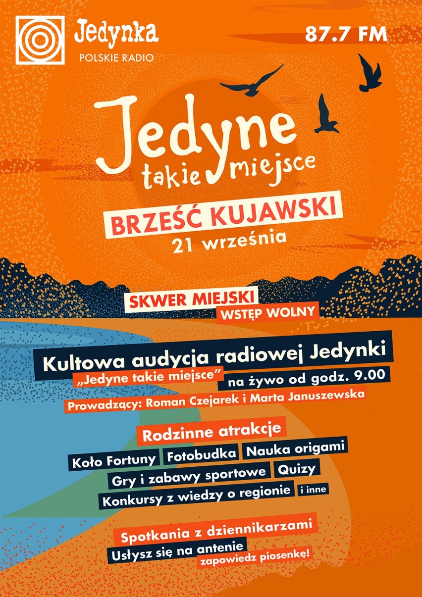Dziennikarze Programu 1 Polskiego Radia odwiedzą Brześć Kujawski  w ramach kultowej audycji „Jedyne takie miejsce”