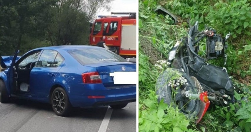 Tragiczny wypadek pod Raciborzem. Zginął 58-letni motorowerzysta 
