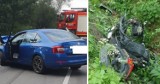 Tragiczny wypadek pod Raciborzem. Zginął 58-letni motorowerzysta 