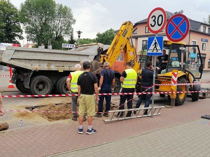 To jeszcze potrwa. Budynki w centrum Goleniowa bez wody