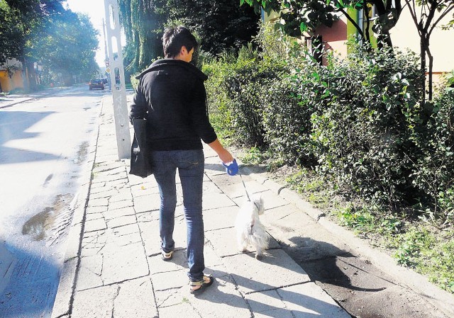 Właściciele psów przemykają ze swoimi pupilami po chodnikach, skarżą się, że nie ma dla nich miejsca