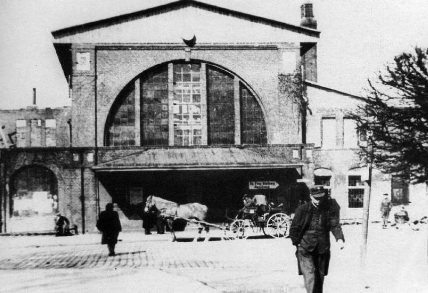 Koszalin	Dworzec kolejowy w 1949 r.