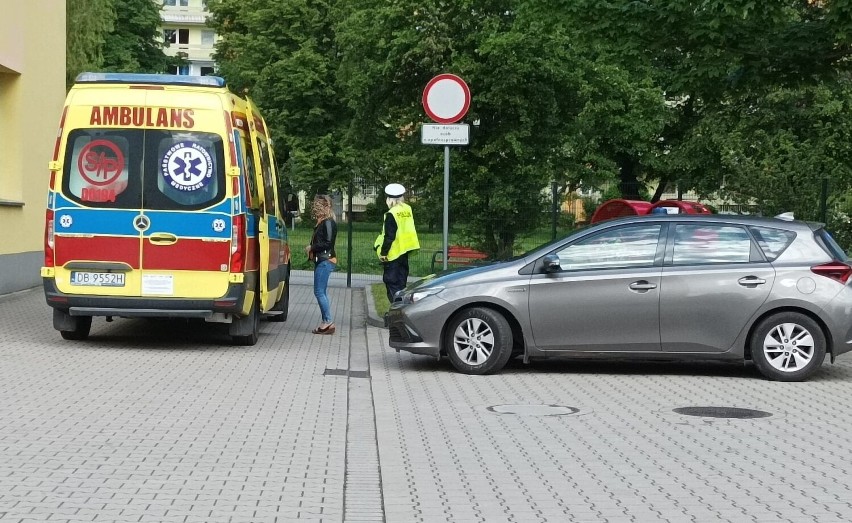 Wypadek na elektrycznej hulajnodze w Wałbrzychu....