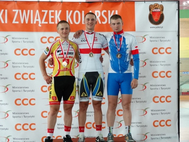 Szymon Sajnok torowym mistrzem Polski juniorów  w wyścigu punktowym