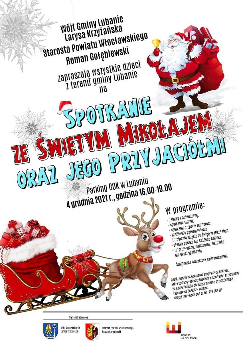 Mikołaj w Lubaniu - prezenty, atrakcje, animacje, 4 grudnia...