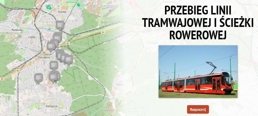 Tramwaj na południe Katowic. Nowa linia tramwajowa w...