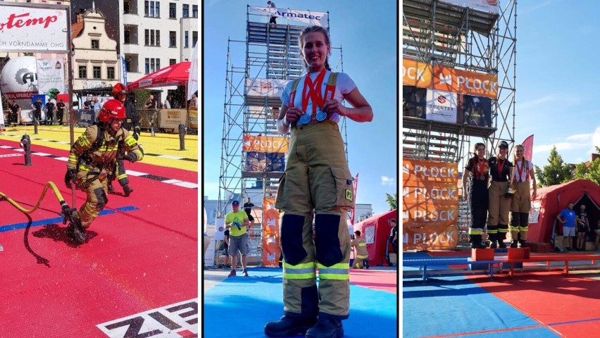 Wielki sukces Ewy Dobrzyńskiej podczas strażackich Mistrzostw Polski Toughest Firefighter Challenge