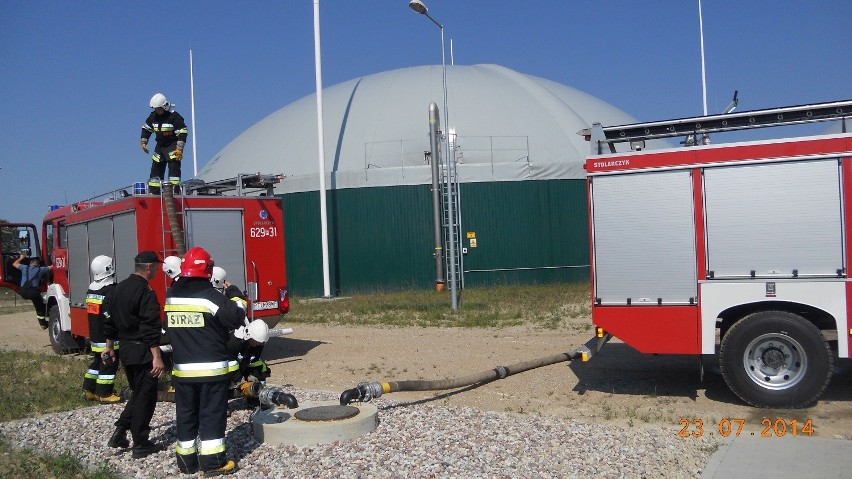 KP PSP w Turku: Ćwiczenia w biogazowni