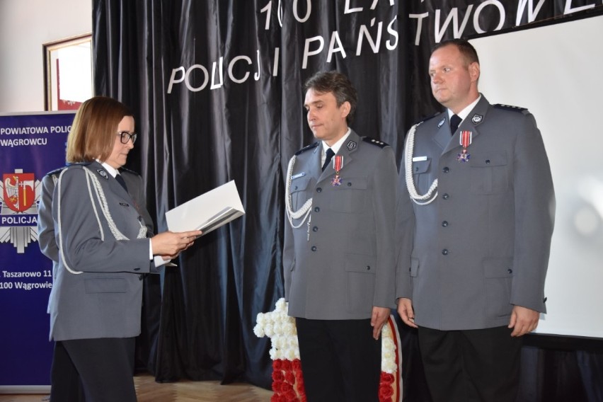 Uroczyste obchody 100-lecia policji w Wągrowcu [ZDJĘCIA] 