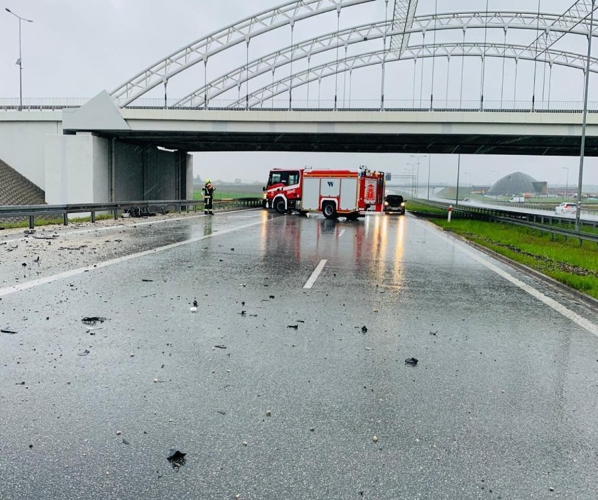 Wypadki na autostradzie A1 pod Włocławkiem