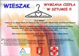 Trwa akcja "Wieszak" czyli "Podziel się ciepłem" - cenna podczas siarczystych mrozów