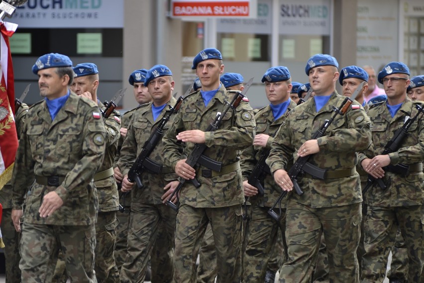 Święto Wojska Polskiego 15.08.2014- pochód w centrum Kielc