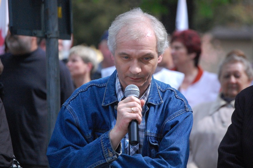 Marek Ziarkowski, przewodniczący NSZZ Solidarność w IP...