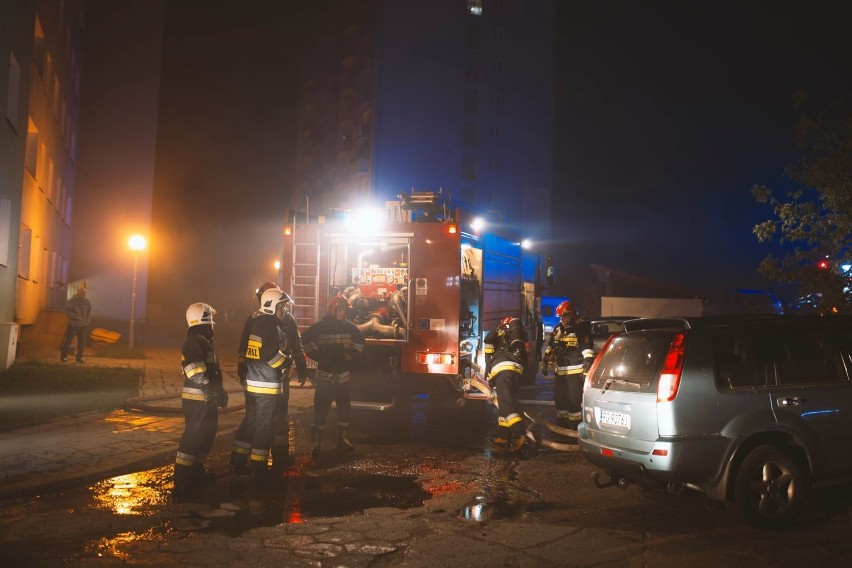 Bardzo duży pożar miał miejsce w nocy ze środy na czwartek...