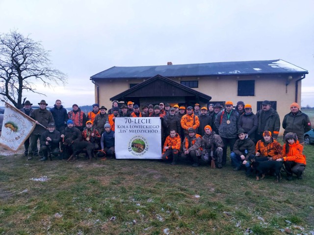 70-lecie Koła Łowieckiego nr 97 Lis w Gralewie (4.12.2021).