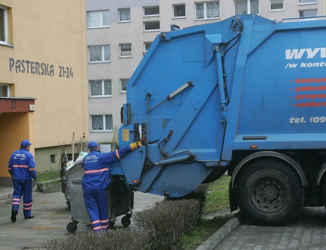Śmieciarki na ulicach Szczecina