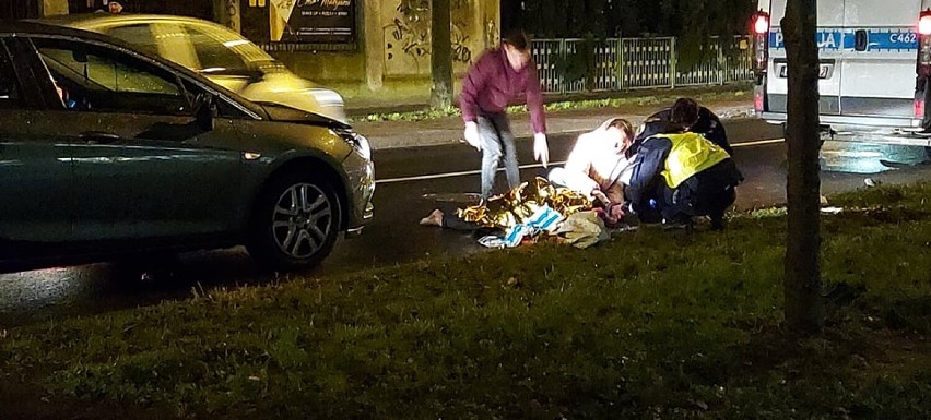 Drastyczny wypadek na ulicy Kaliskiej we Włocławku