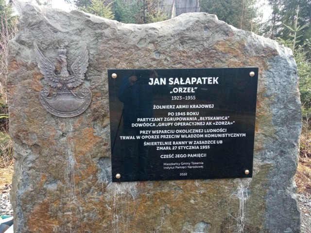 Pomnik Jana Sałapatka w Bogdanówce zostanie uroczyście odsłonięty w niedziele 5 marca