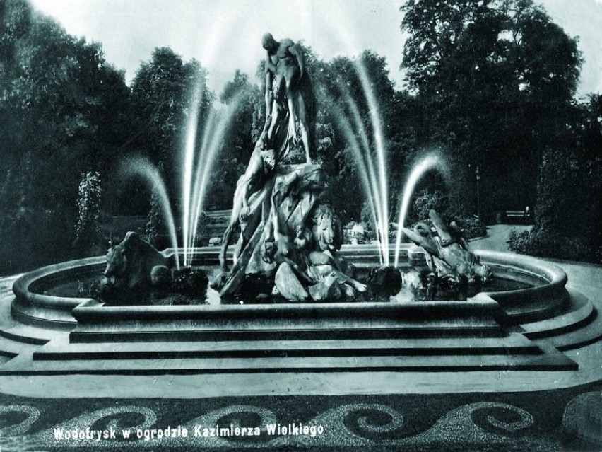 Zdjęcie zabytkowej fontanny "Potop" ze zbiorów pani Teresy...