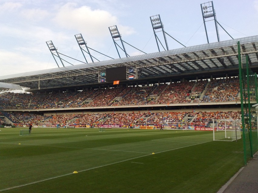 Reprezentacja Holandii właśnie trenuje na stadionie Wisły...