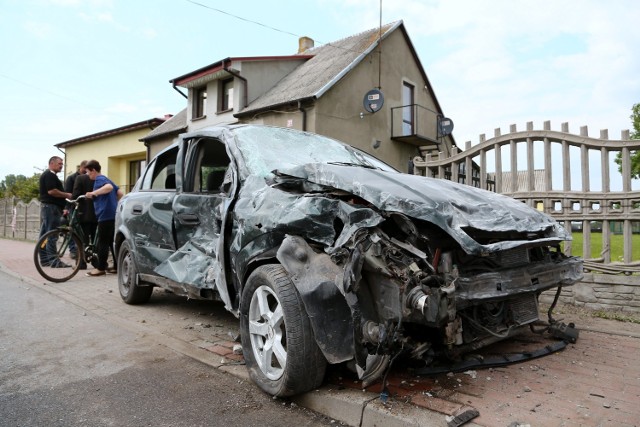 Wypadek w Łękach Szlacheckich