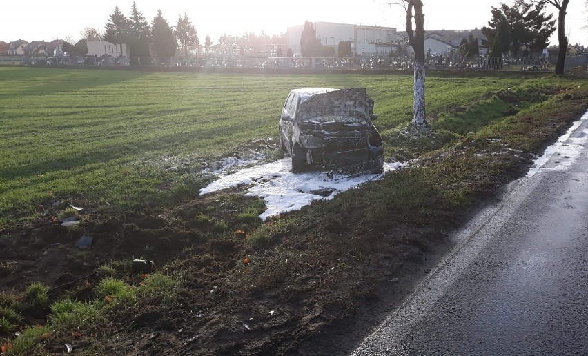 Gmina Września: Nie dostosowała prędkości do warunków na drodze. Uderzyła w drzewo 