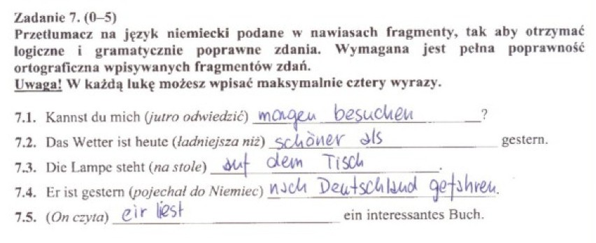 26 kwietnia gimnazjaliści napisali egzamin gimnazjalny z...