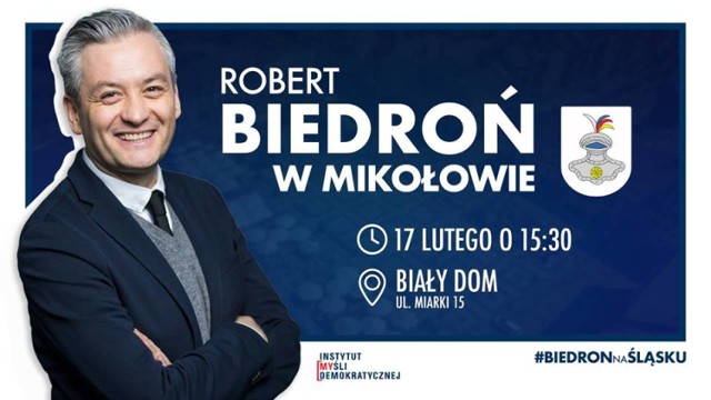Robert Biedroń spotka się z mieszkańcami w Mikołowie