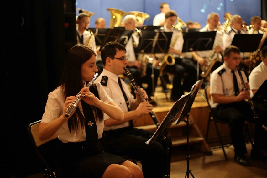 Nowostawska Orkiestra Dęta zagrała w szkole muzycznej w Malborku