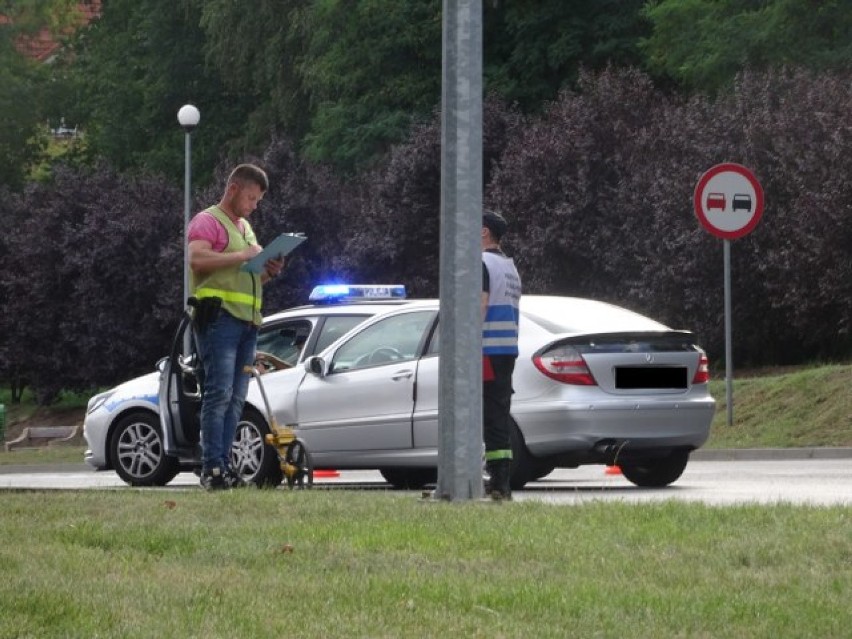 Wypadek na skrzyżowaniu Podgórnej i Warsztatowej