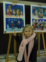 Wałbrzych: Dzieci z PSP nr 21 namalowały zimę (zdjęcia)