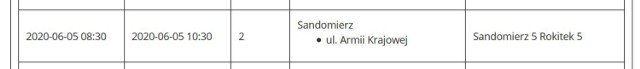 Przerwy w dostawie energii elektrycznej wystąpią w Sandomierzu od piątku, 5 czerwca do wtorku, 9 czerwca. Szczegółowy harmonogram znajduje się w załączonych tabelach na kolejnych slajdach. W poszczególnych rubrykach: data rozpoczęcia, data zakończenia, godziny, obszar i stacja.

Więcej szczegółów - zobacz na kolejnych slajdach >>>>>>>>>>>>