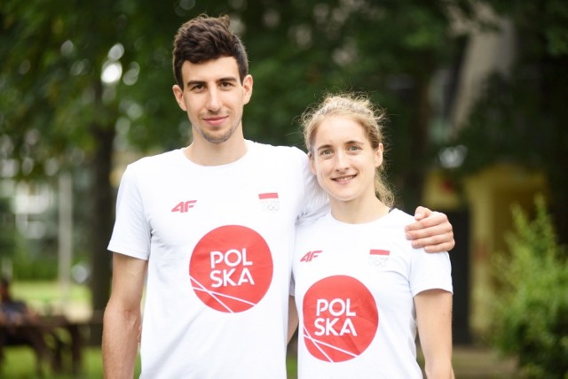 Anna Maliszewska i Sebastian Stasiak, pięcioboiści Olimpii Zielona Góra, reprezentanci Polski na Igrzyska Olimpijskie w Tokio 2020.