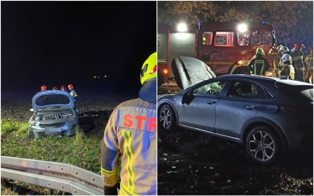 Wypadek w miejscowości Sokołowo-Parcele. Kierowca samochodu marki Kia był pijany.