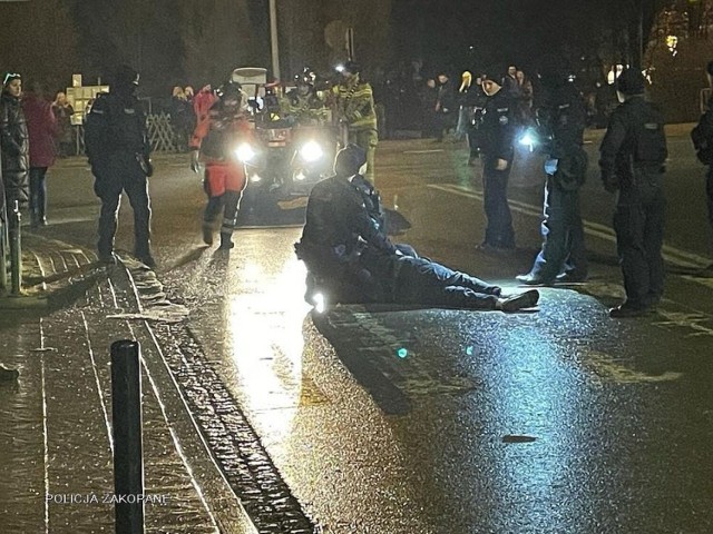 Sylwestrowa noc w Zakopanem nie była spokojna. Policja zanotowała 98 różnego rodzaju interwencji
