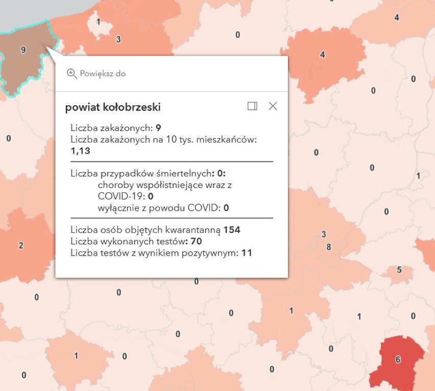 Koronawirus. Polska - zachodniopomorskie, pomorskie - 24.09.2021