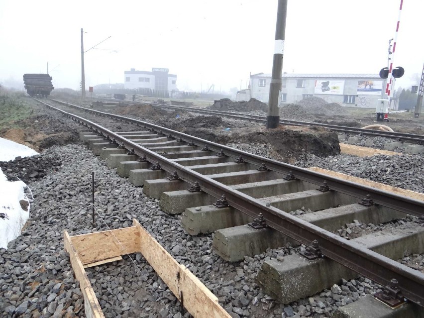 Przejazd kolejowy na Sieradzkiej w przebudowie [FOTO]