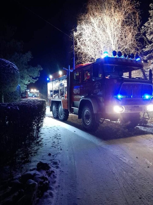 Pożar w Lubomierzu, doszło do zapalenia się kabla od grzejnika, 26.12.2021